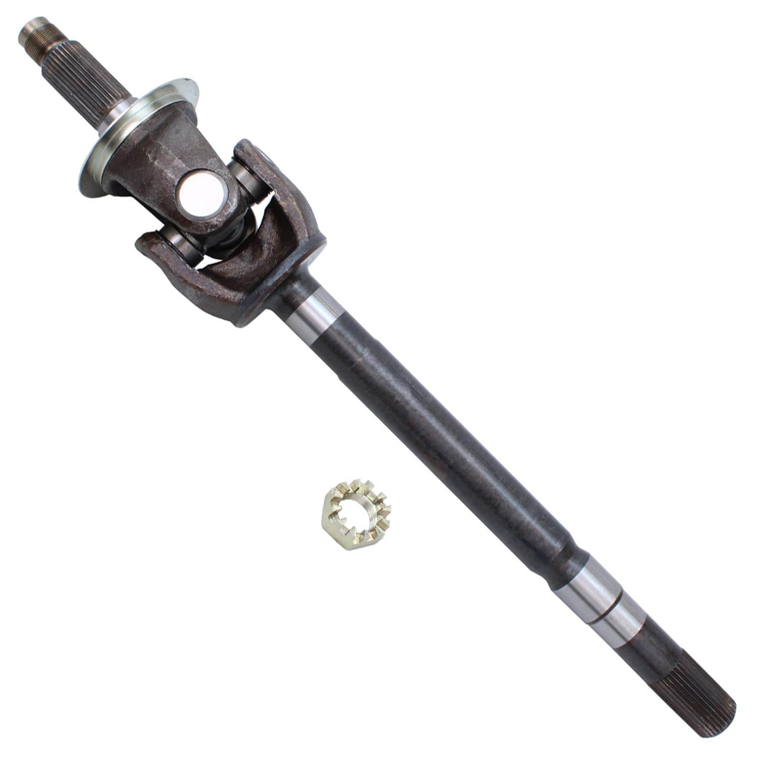 Detroit Axle - Front 2-Piece CV Axle Assembly Replacement for 2003-2008 Dodge Ram 1500/2500/3500 - Compatible with 4WD Models - Perfect for Off-Roading, Towing & Heavy-Duty Use