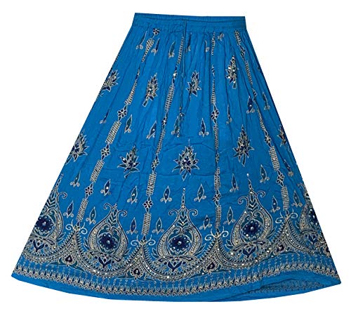 P825 Turquoise With Sequins