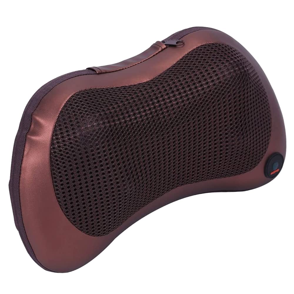 Shiatsu Neck and Back Massager with Heat - Deep Tissue Kneading Massage for Pain Relief - Perfect for Home, Office, and Car Use