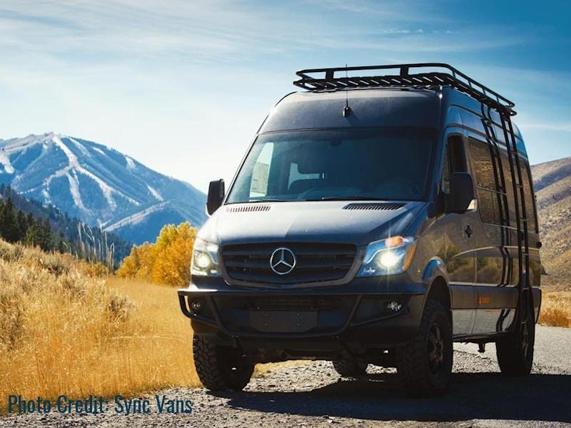 Aluminess Mercedes Sprinter 144WB Roof Rack (2007+ High Roof) - Heavy Duty Aluminum Cargo Carrier for Camping & Outdoor Adventures