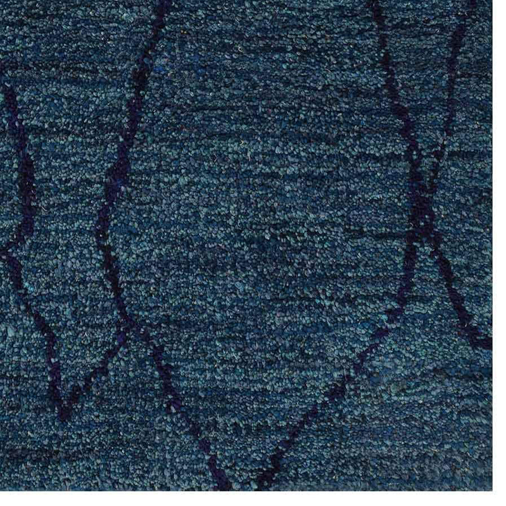 Handmade Ikat Hand-Knotted Rug - Bohemian Style Area Rug for Living Room, Bedroom, Dining Room - Soft & Durable Home Decor