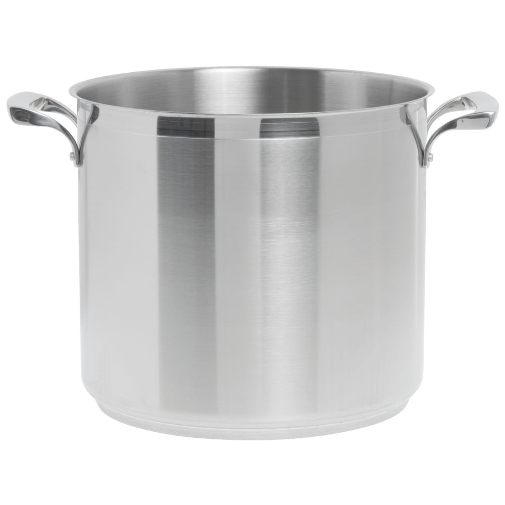 16 qt Stainless Steel Deep Stock Pot with Lid - Commercial Grade Heavy Duty Cooking Pot for Soups, Stews, Pasta - Perfect for Restaurants, Catering & Home Kitchens