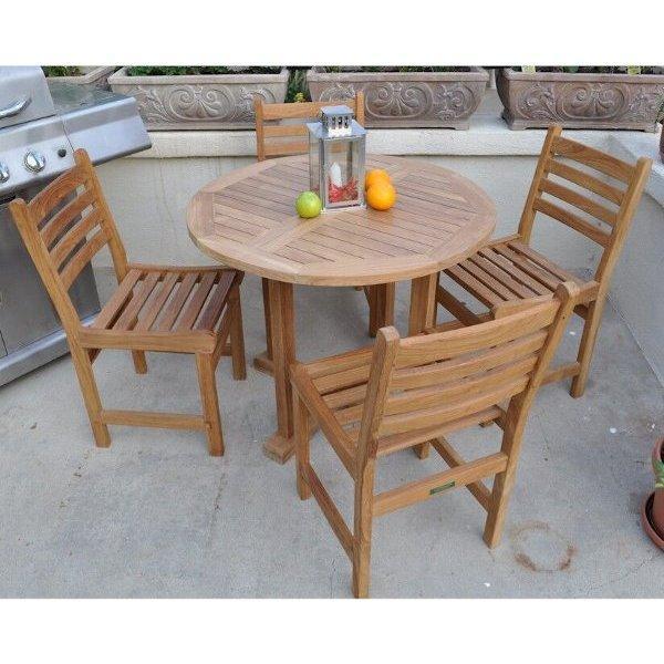 Montage Windham 5-Piece Dining Set - Modern Kitchen Table with 4 Chairs for Small Spaces - Perfect for Apartments, Breakfast Nooks & Cozy Family Meals
