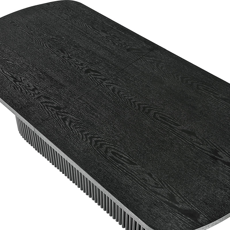 Modern Oval Coffee Table with Hidden Storage - Perfect for Living Room, Lounge & Small Spaces