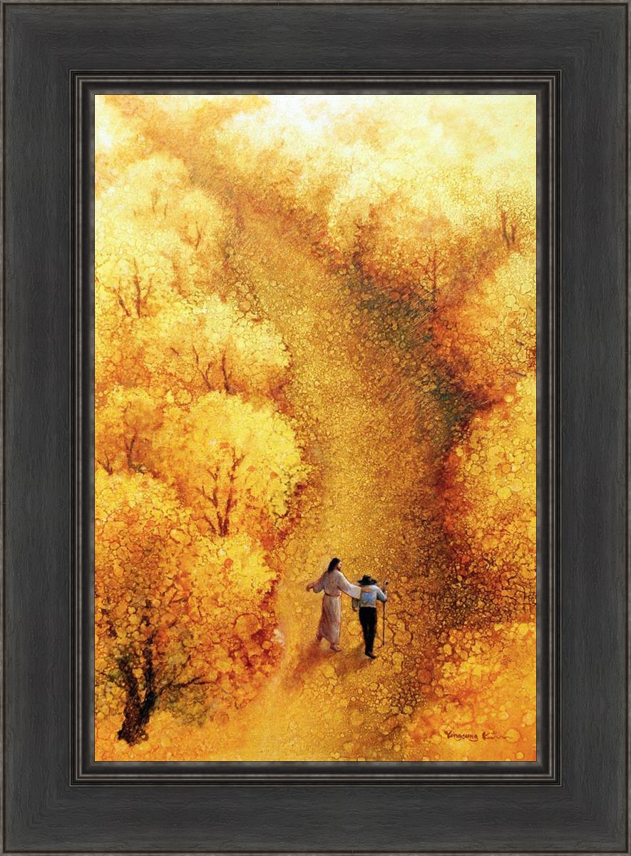 By Your Side - Heartwarming Art Print by Yongsung Kim | Christian Home Decor, Wall Art for Living Room & Bedroom | Perfect Gift for Weddings, Anniversaries & Housewarming