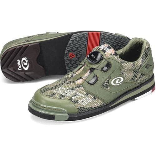 **Dexter Men's SST 8 Power Frame BOA Bowling Shoes - Right/Left Hand - Green Camo Design | Perfect for Competitive & League Bowling**