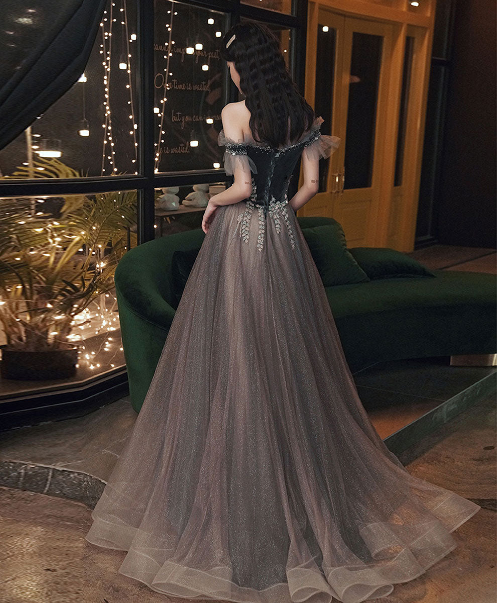 Elegant Green and Gray Sequin Long Prom Dresses with Beading - Formal Graduation Gown for Homecoming, Pageant, and Special Occasions