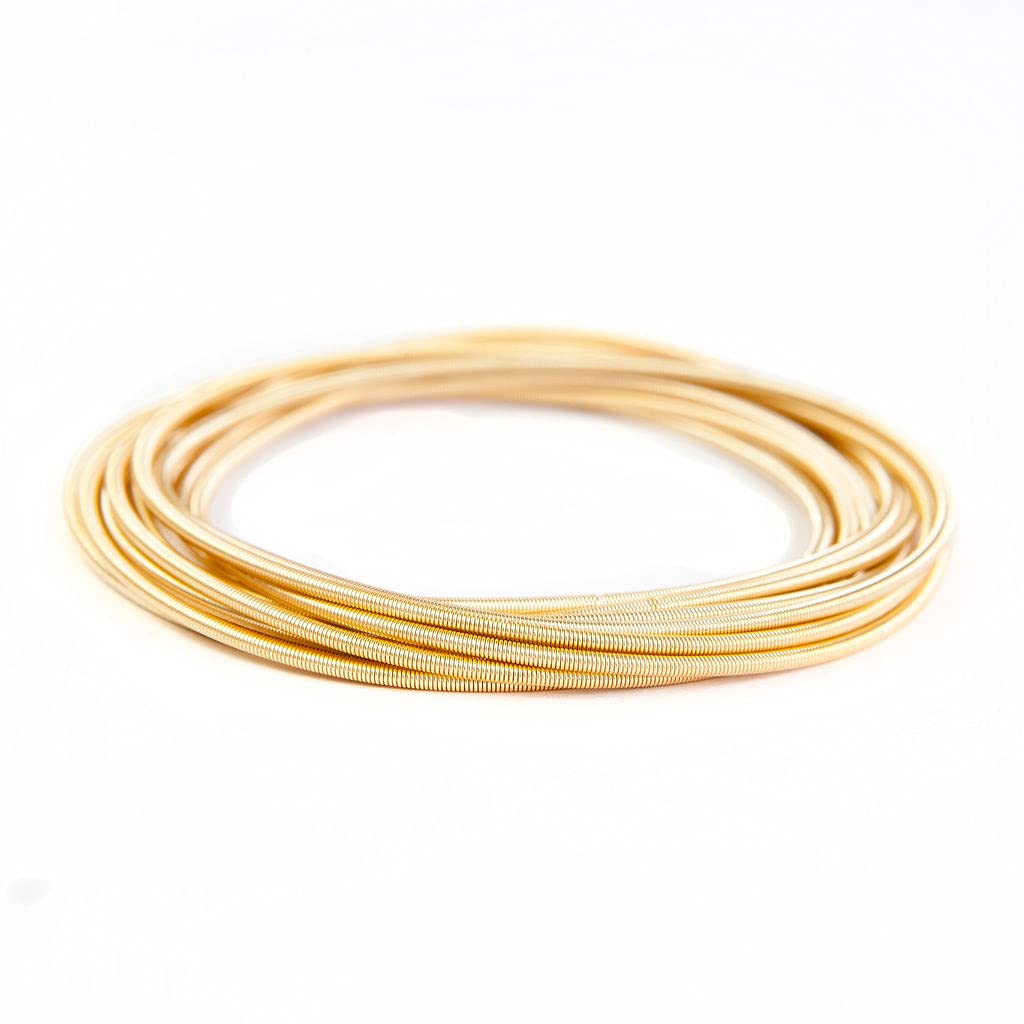 50-Pack Colorful Guitar String Bracelets for Stacking - Trendy Handmade Adjustable Wristbands for Music Lovers, Festival Wear & Friendship Gifts