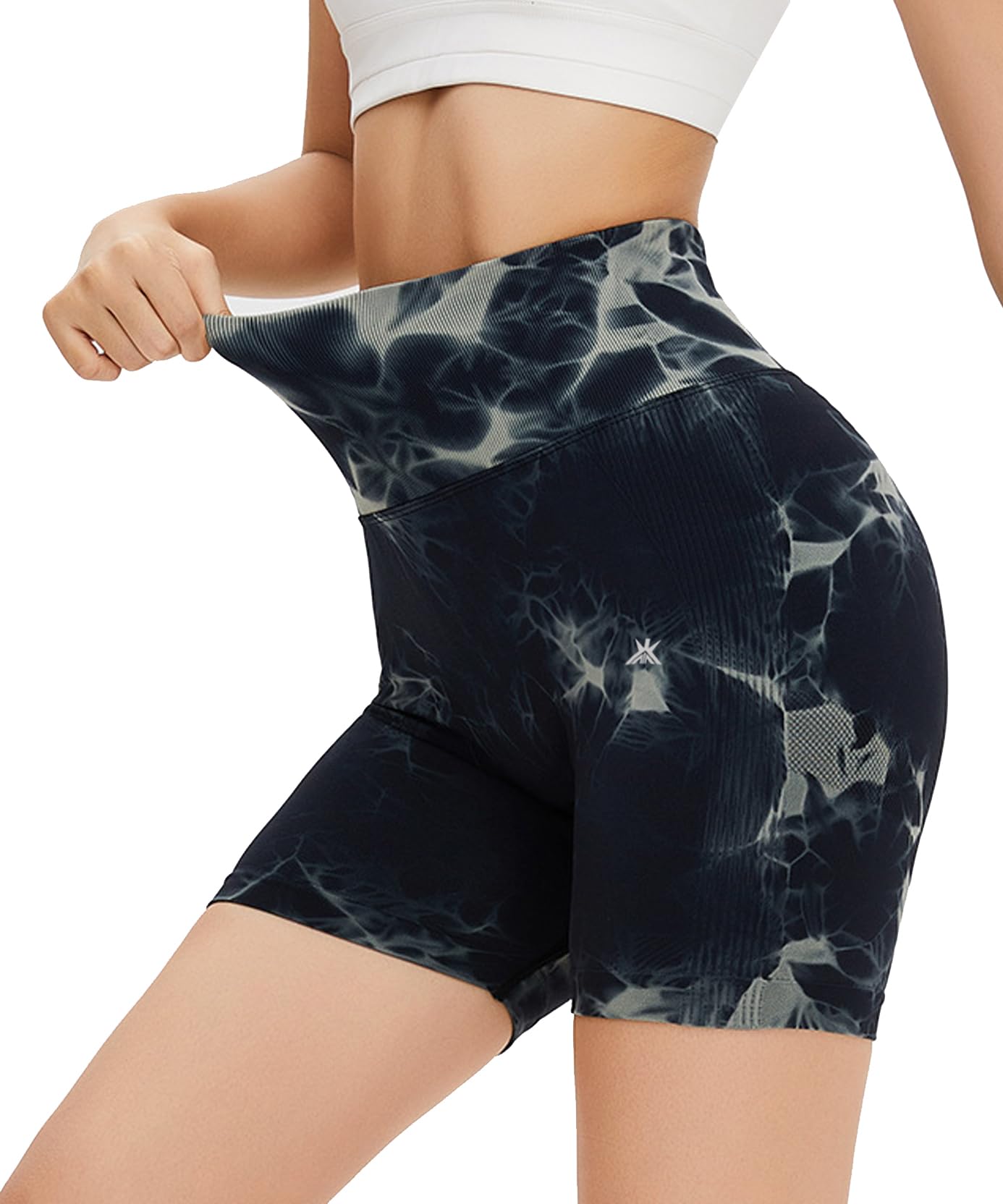Kobo Women's High Waist Workout Shorts - Squat Proof Gym Tights with 4-Way Stretch for Yoga, Cardio & Fitness | Imported Activewear for Women | Perfect for Gym Sessions, Running & Home Workouts