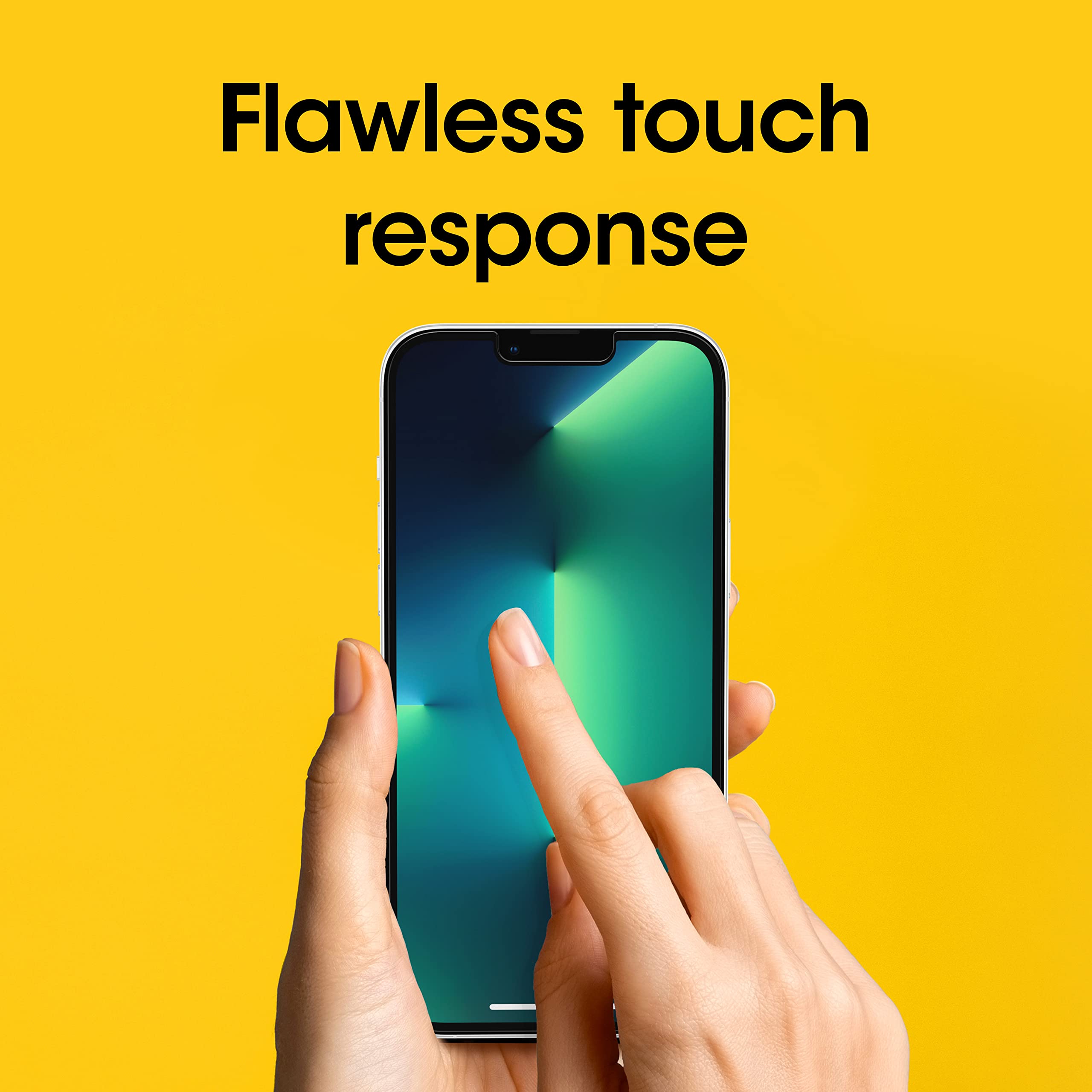 OtterBox Alpha Flex iPhone 13 Pro Max Screen Protector - Clear Gen 2 for Ultimate Protection