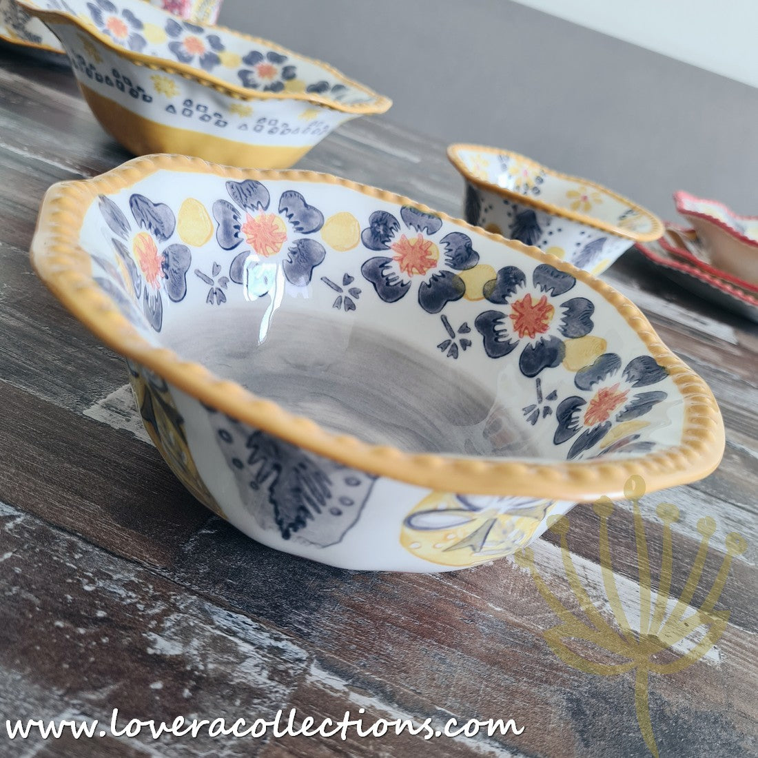 Afrocentric Yellow Dinnerware & Serveware Set - Modern African-Inspired Plates, Bowls & Serving Dishes for Stylish Dining & Entertaining