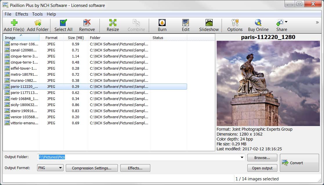 Pixillion Image Converter Software - Convert, Resize & Edit Images Easily [PC Download] - Perfect for Photographers, Bloggers & Graphic Designers