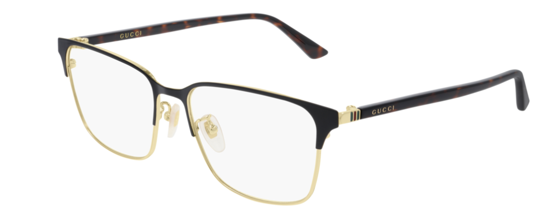 Gucci GG 0756OA 002 Havana Square Unisex Eyeglasses - Classic Designer Frames for Men & Women - Perfect for Work, Reading & Fashion Accessories