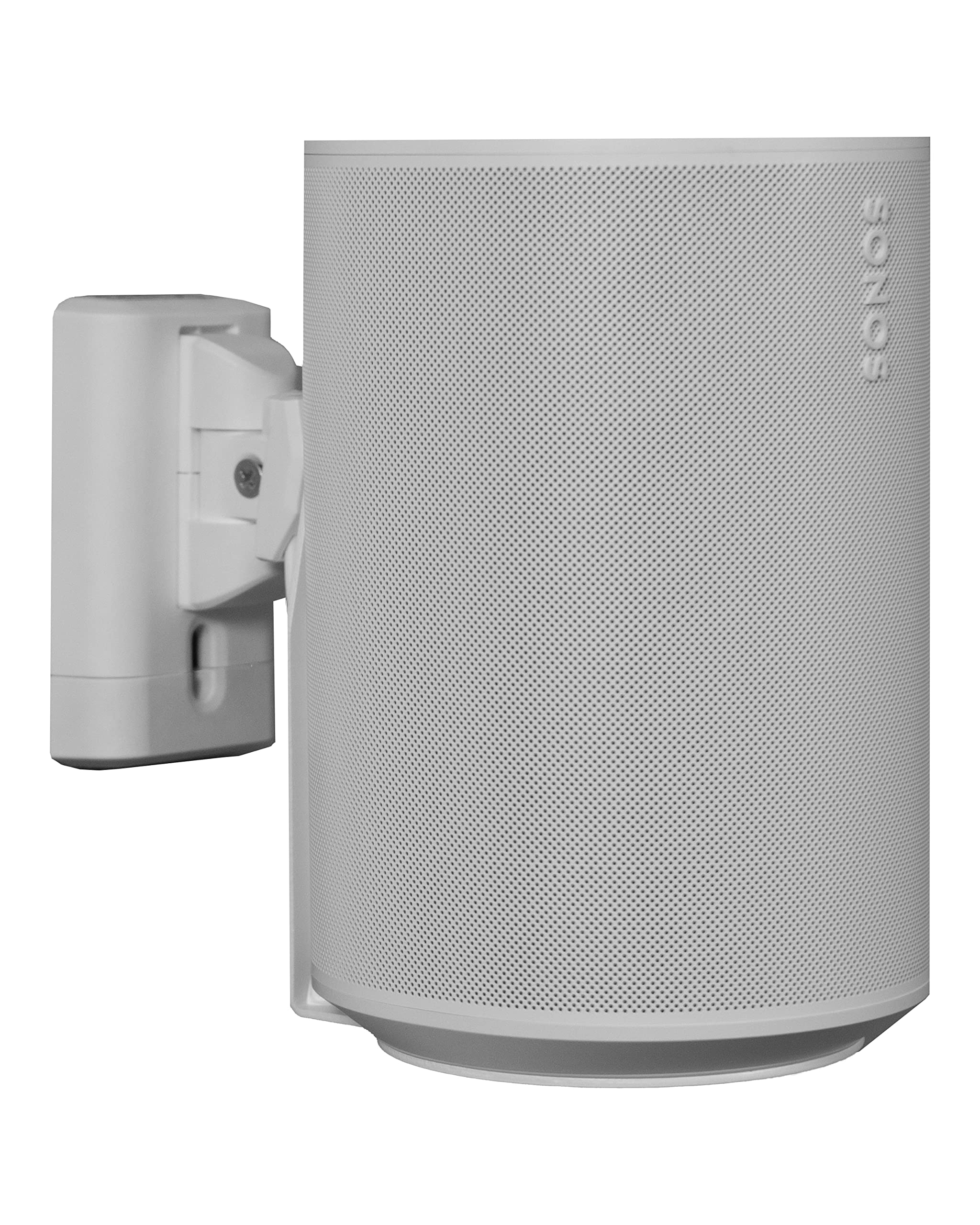 Sanus Speaker Wall Mounts for Sonos Era 100™ Pair - Adjustable Swivel & Tilt Speaker Brackets with Easy 15-Minute Installation - White (2-Pack) - Perfect for Home Theater & Living Room Audio Setup