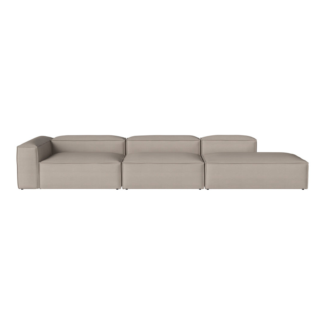Cosima 3-Seater Sofa with Open End - Modern Living Room Furniture for Small Spaces | Perfect for Apartments, Studios & Cozy Home Decor