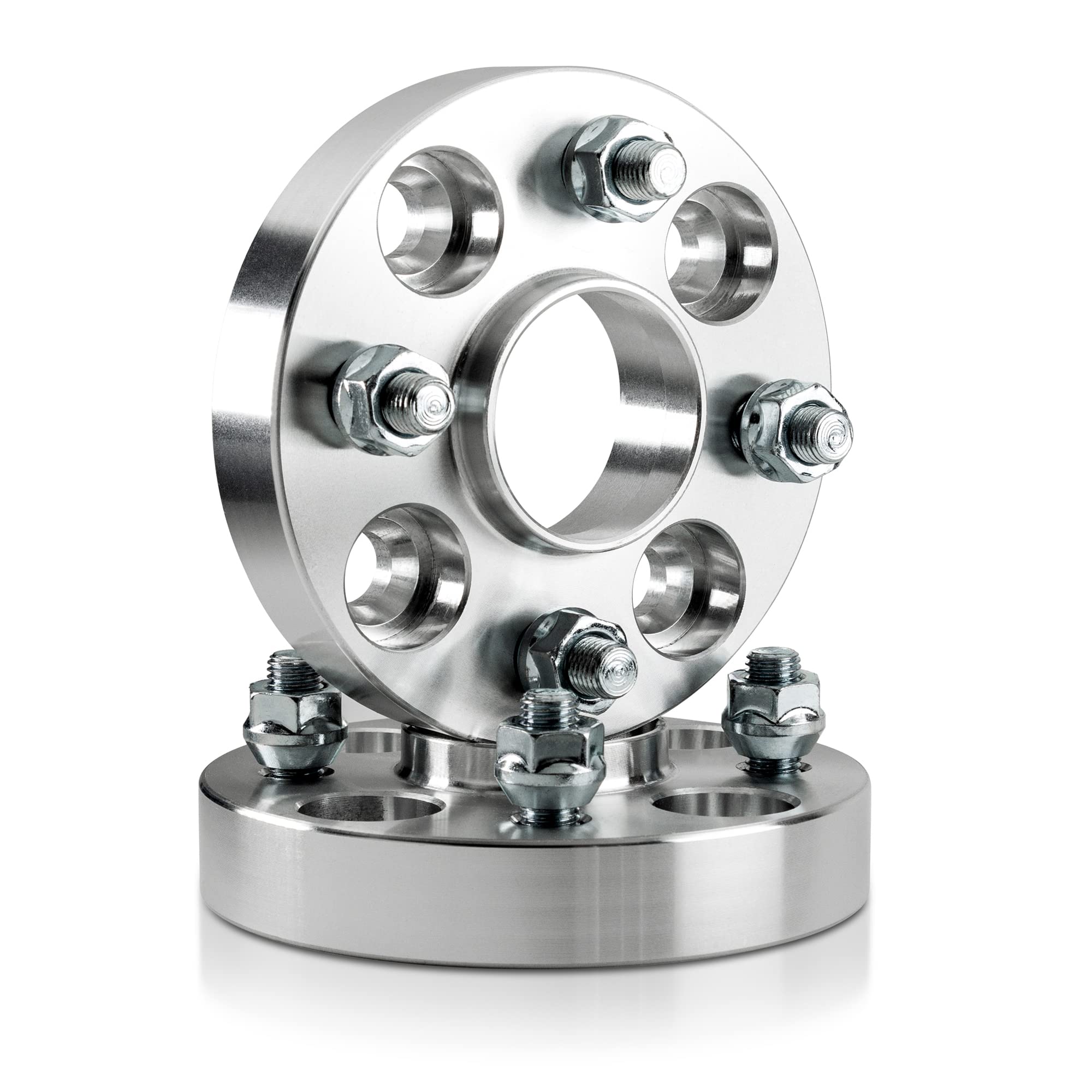 30mm Hubcentric Wheel Spacers 4x100 - Compatible with Honda Accord, Civic, CRX, Del Sol, Prelude, Integra, Insight, DA, DC2, EG, EK, EF & Mitsubishi Mirage (2pcs, 56.1mm, M12x1.5) - Perfect for Enhanced Stance, Performance & Custom Fitment