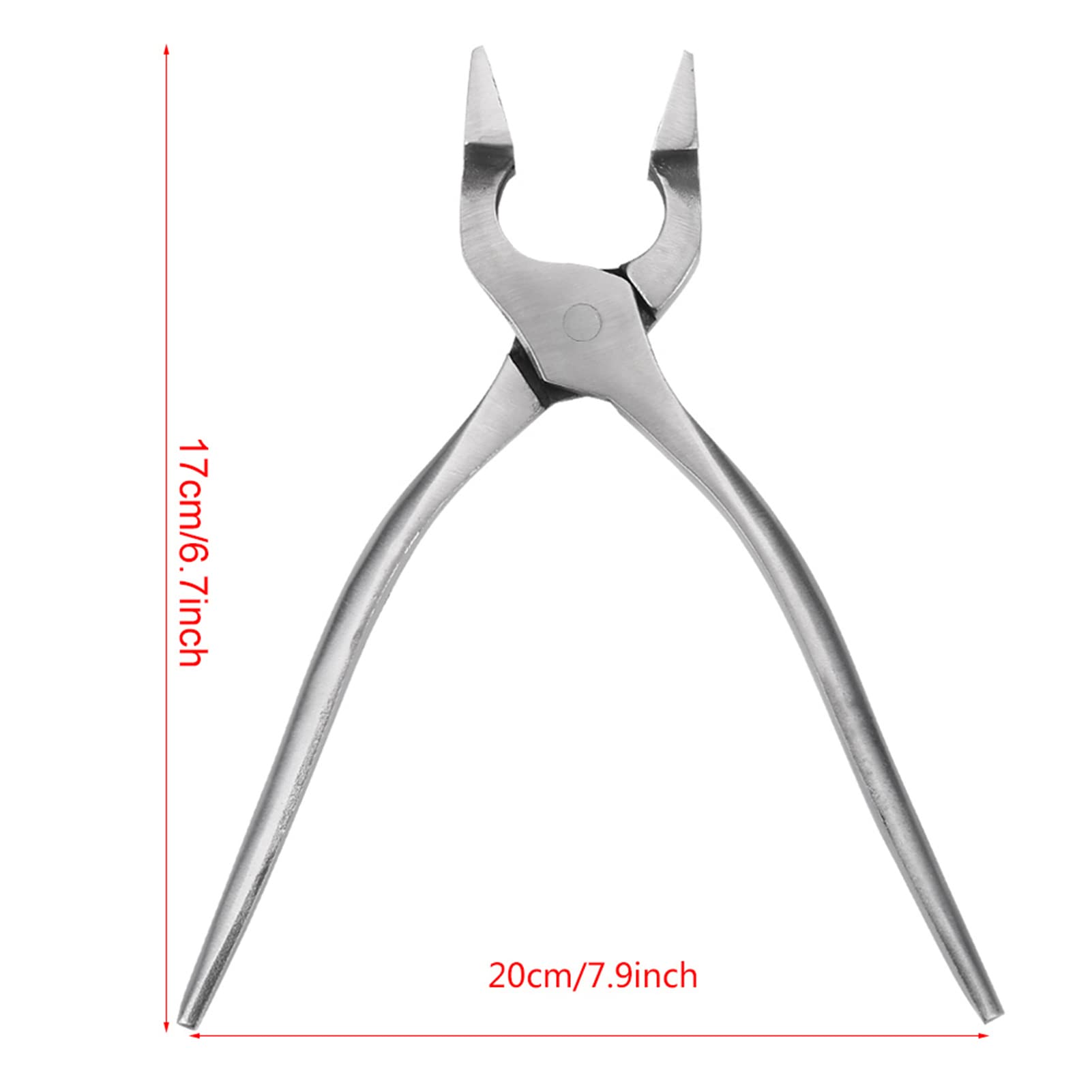 Professional Leather Press Pliers - Oumefar Leather Flattening Tool for Leathercraft, Bag & Belt Making | Adjustable Leather Clamp & Nipper for Smoothing Leather | Perfect for DIY Leather Projects, Handbag Repair & Leatherworking