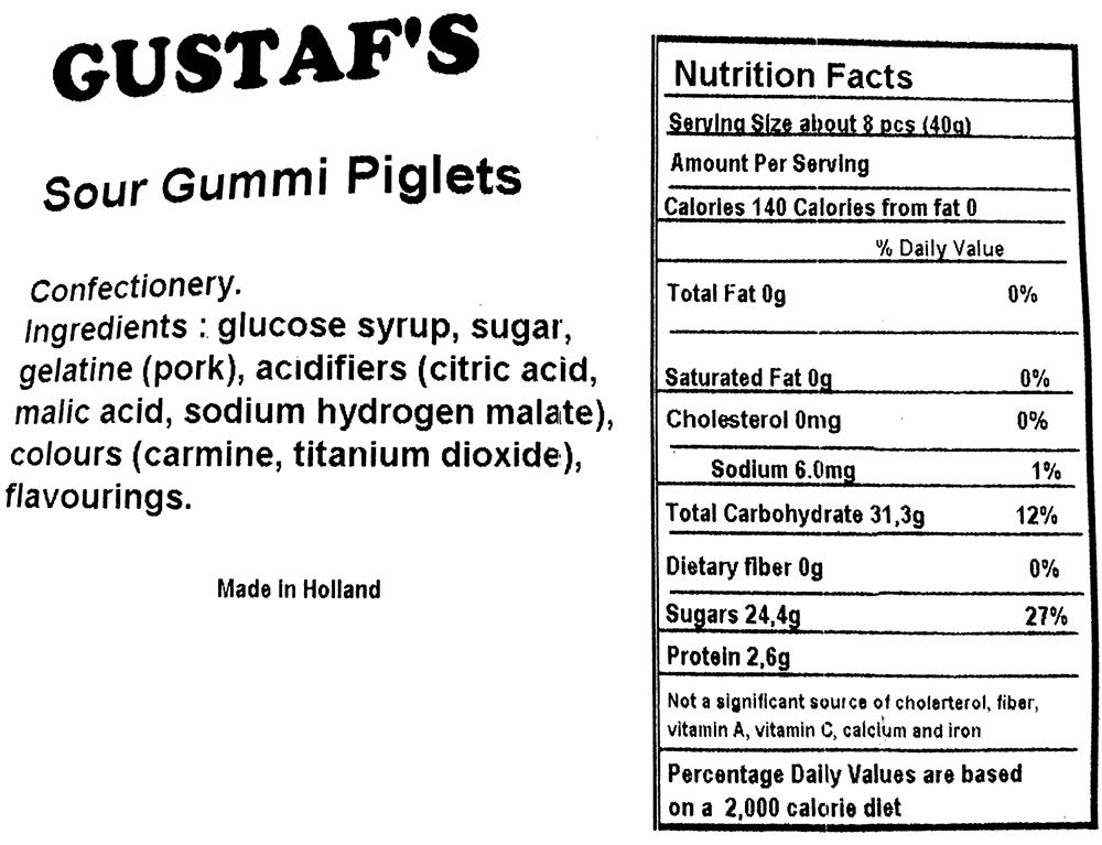 SweetGourmet Sour Strawberry Gummy Pigs Candy - 1lb Bulk Bag | Mini Pig Shaped Chewy Candy for Kids & Adults | Perfect for Birthday Parties, Halloween Treats & Movie Night Snacks