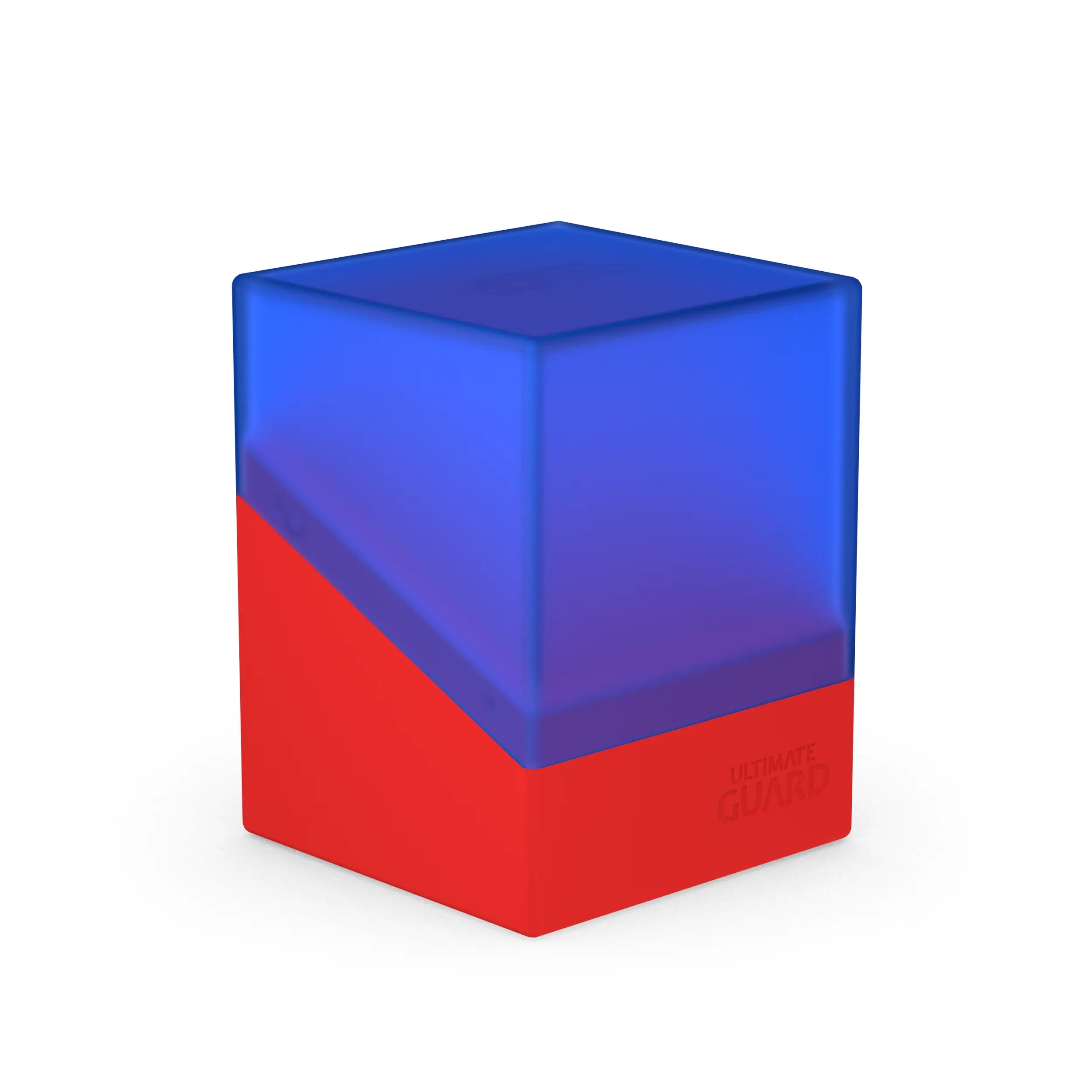 Boulder 100+ Deck Box - Synergy Blue/Red - Premium Card Storage for MTG, Pokemon & Yu-Gi-Oh - Perfect for Gaming Tournaments & Collectors