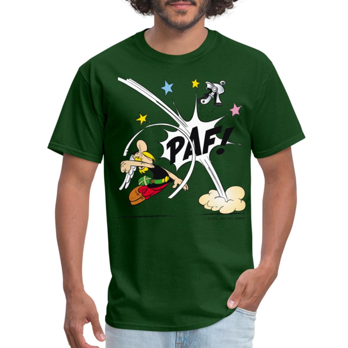 Spreadshirt Asterix & Obelix Speech Bubbles Men's Graphic T-Shirt - Funny Comic Book Tee for Fans, Casual Wear & Gift Ideas