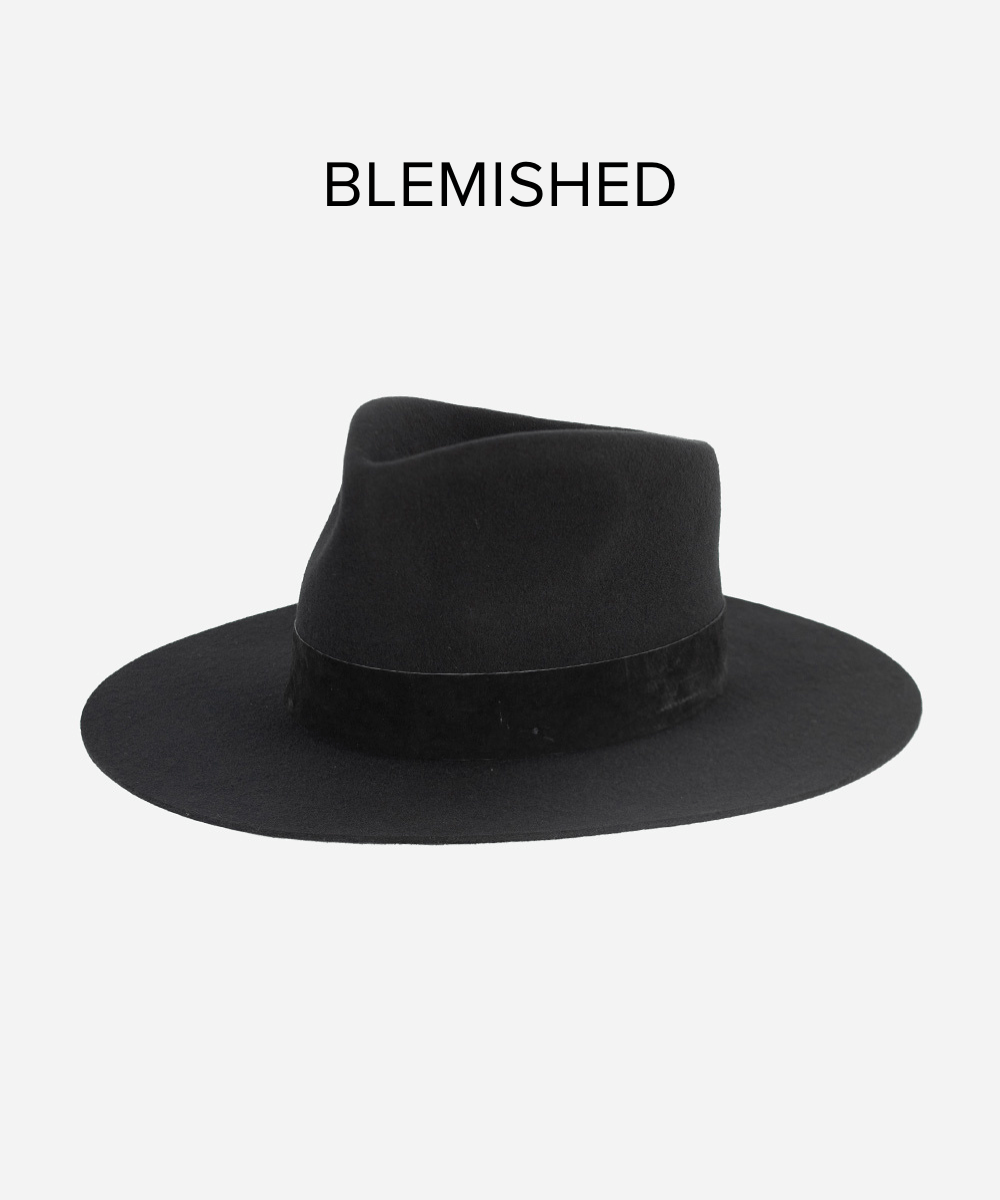 Miller Fedora Hat - Classic Black Felt Fedora for Men & Women | Vintage Style Fashion Accessory | Perfect for Outdoor Events, Weddings, and Casual Wear