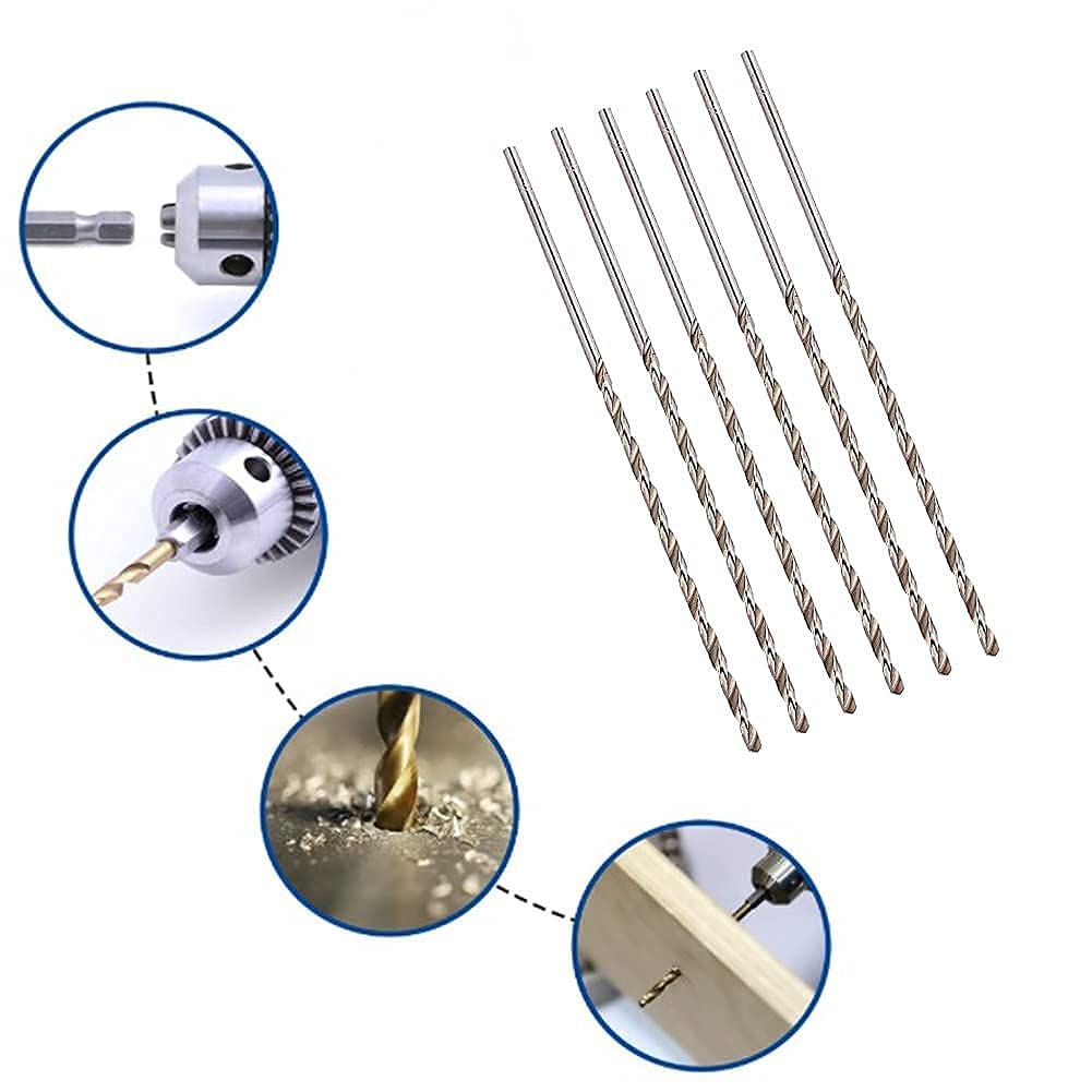 200mm Extra Long HSS Drill Bit - 8MM Straight Shank Auger Bit for Woodworking, DIY Projects & Professional Carpentry | Perfect for Deep Holes in Hardwood, Plywood & Timber