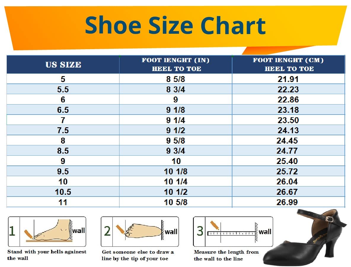 Women's Latin Dance Shoes - Ankle Strap Ballroom Salsa Pumps for Professional & Social Dancing | Perfect for Competition, Practice & Performance