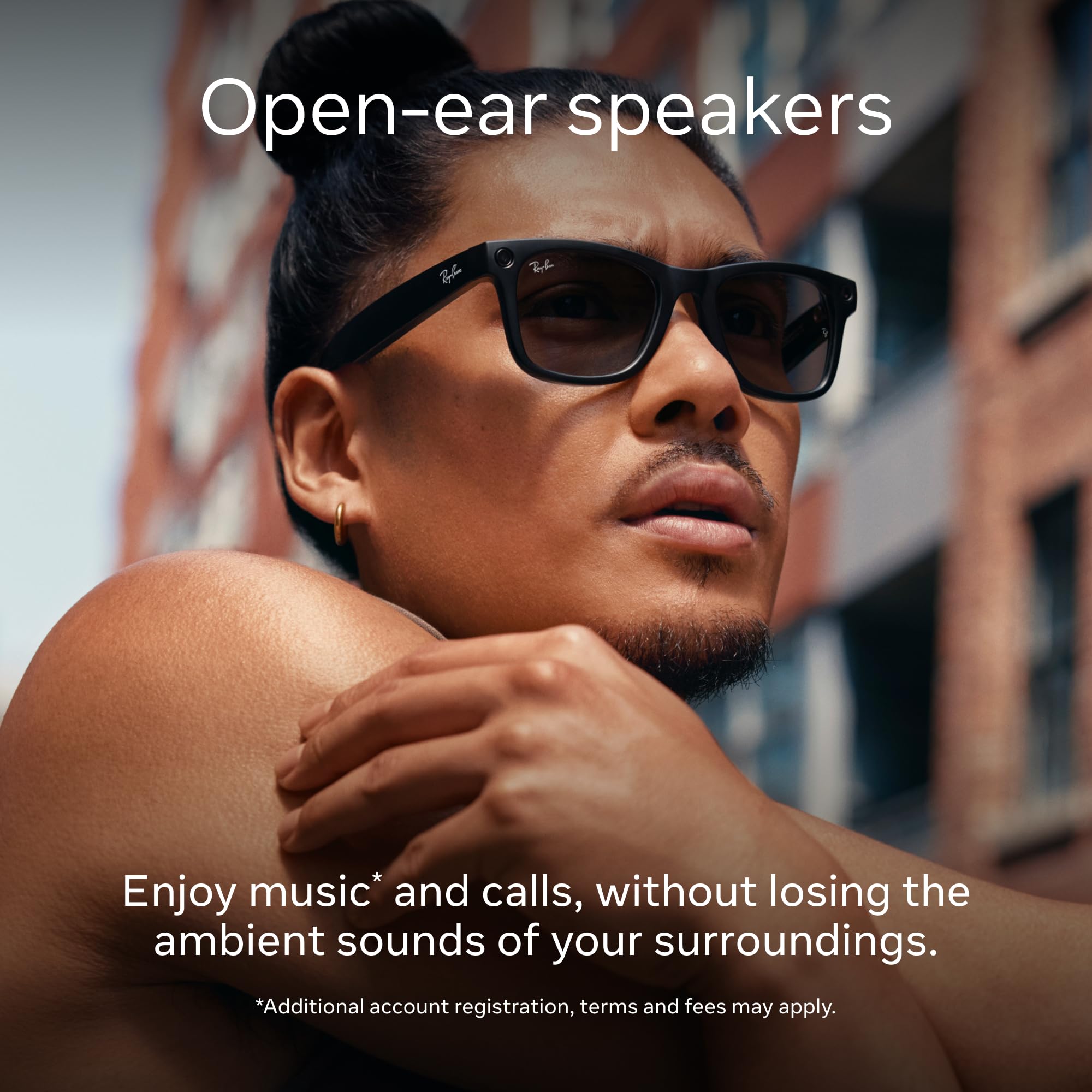 Ray-Ban Meta Smart Glasses - Wayfarer Style with Audio & Camera - Hands-Free Calling, Music & Photos - Perfect for Travel, Workouts & Outdoor Adventures