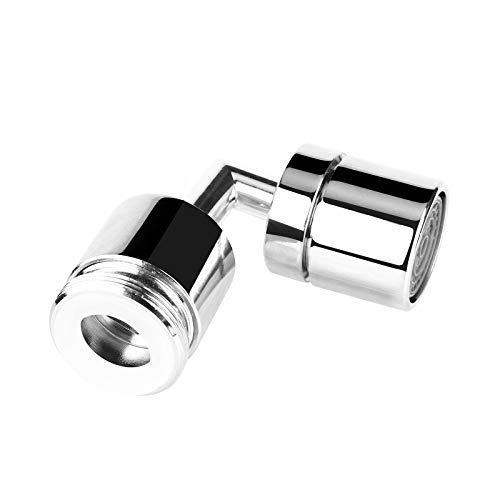 Universal Splash Filter Faucet - 720° Rotatable Faucet Aerator with Large Flow & Dual Function for Kitchen & Bathroom Sink | Perfect for Water-Saving, Dish Washing & Hand Washing