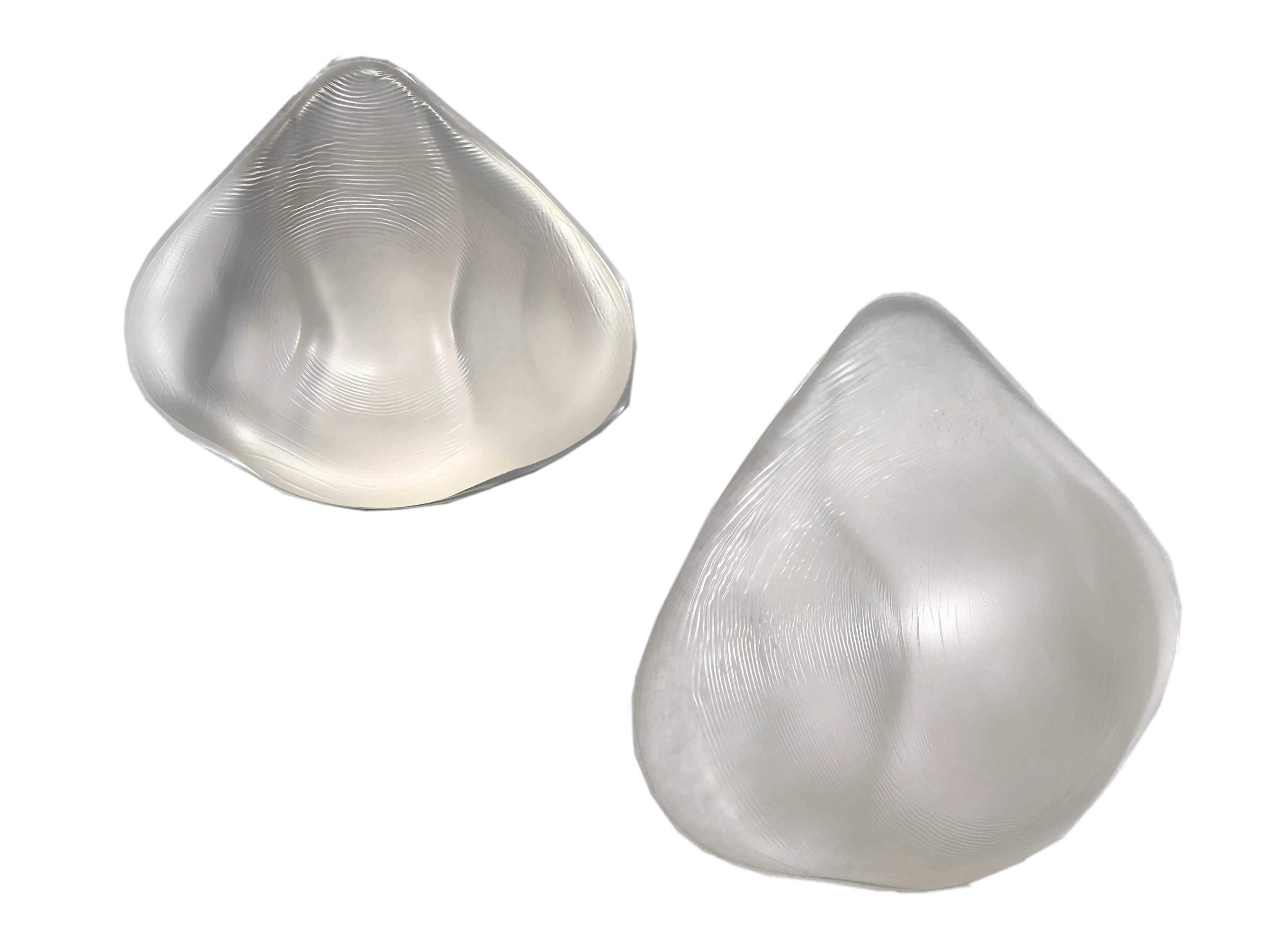 BIMEI Silicone Breast Forms for Women - Post Mastectomy Prosthesis, Soft & Natural Looking Artificial Breast Pads, Transparent & Comfortable for Everyday Wear - Perfect for Swimwear, Activewear & Daily Use After Surgery