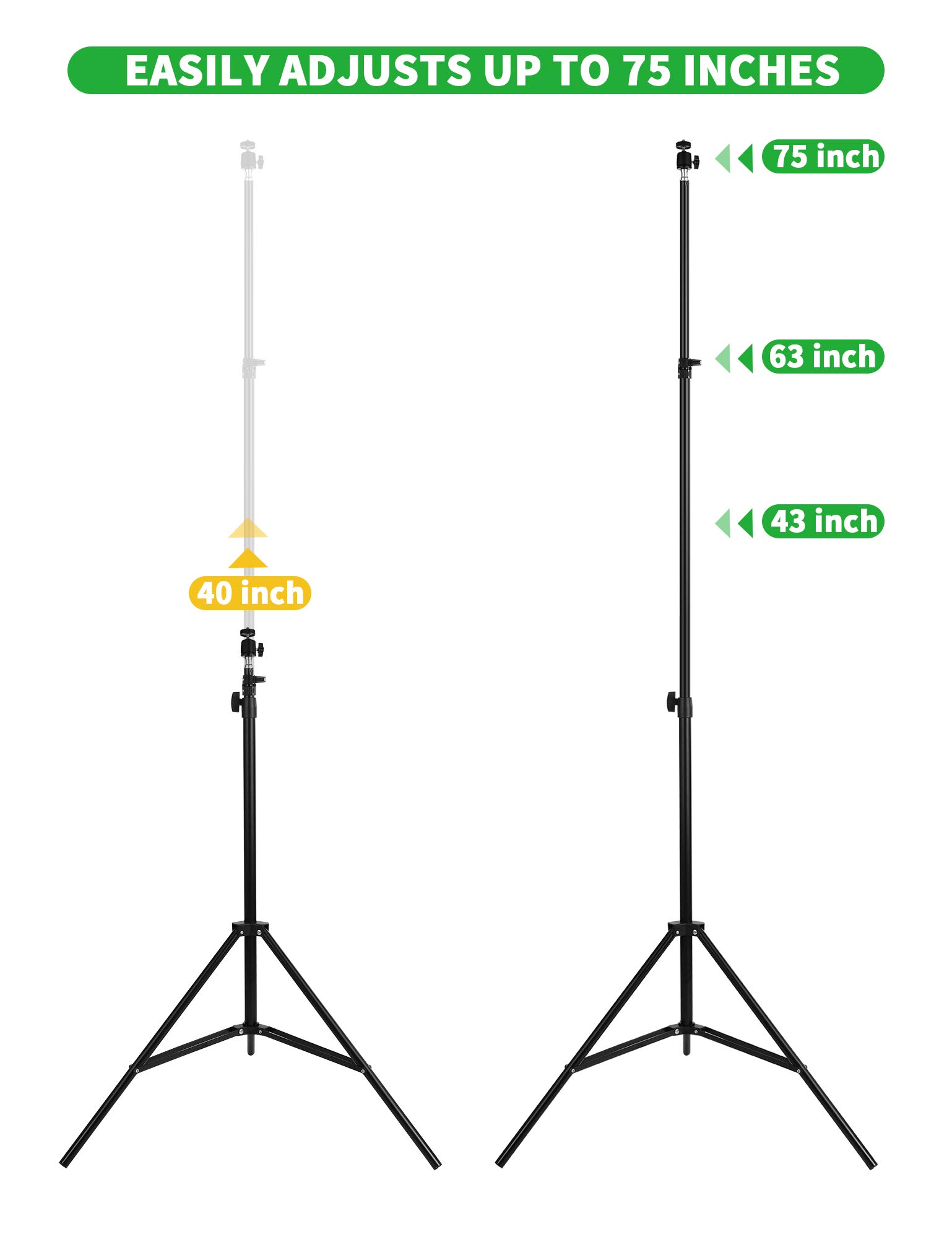 Adjustable Tripod Stand for Infrared Thermometers - Portable Holder for Non-Contact Wall Mounted Thermometer Models K2, K3, K3 Pro & Cameras - Perfect for Medical, Industrial & Home Temperature Measurement