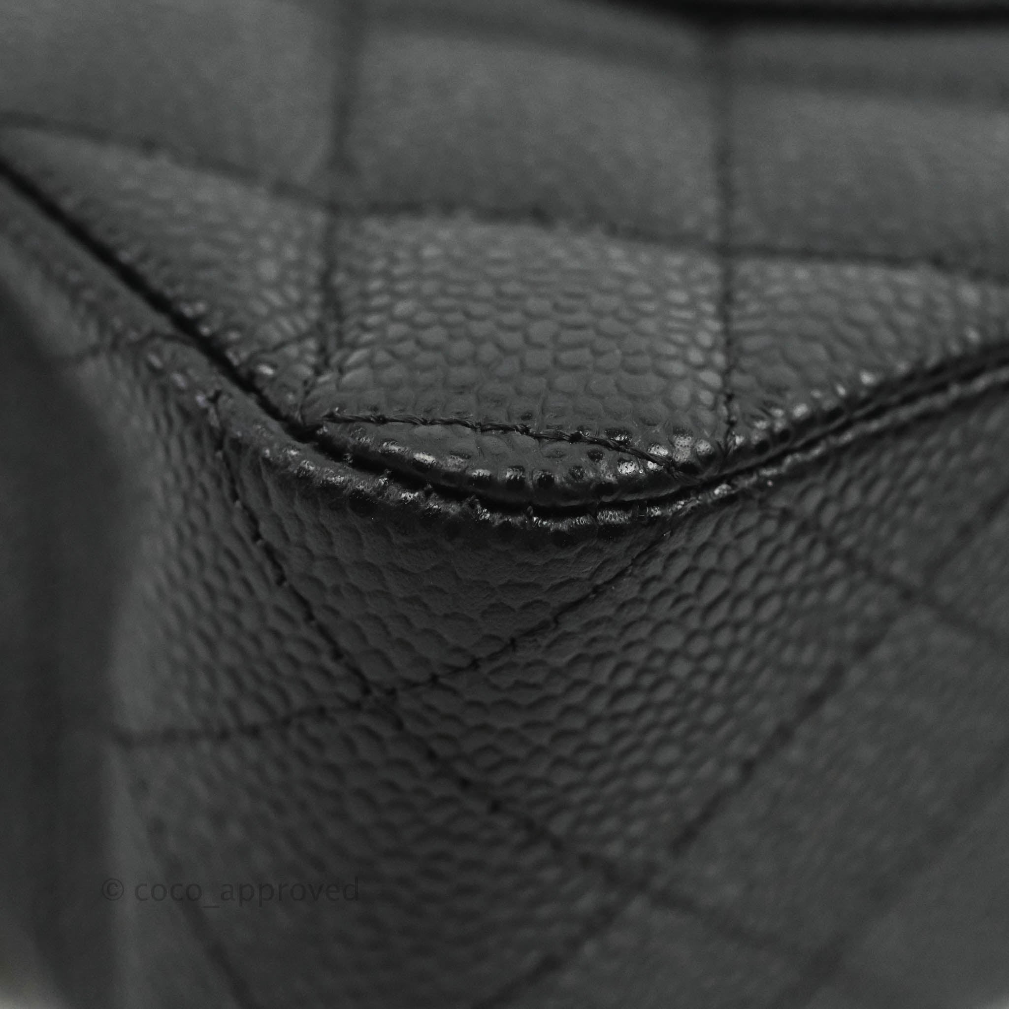 Chanel Classic Medium Double Flap Bag in Black Caviar Leather with Gold Hardware - Luxury Designer Handbag for Women, Perfect for Work, Evening Events & Everyday Use