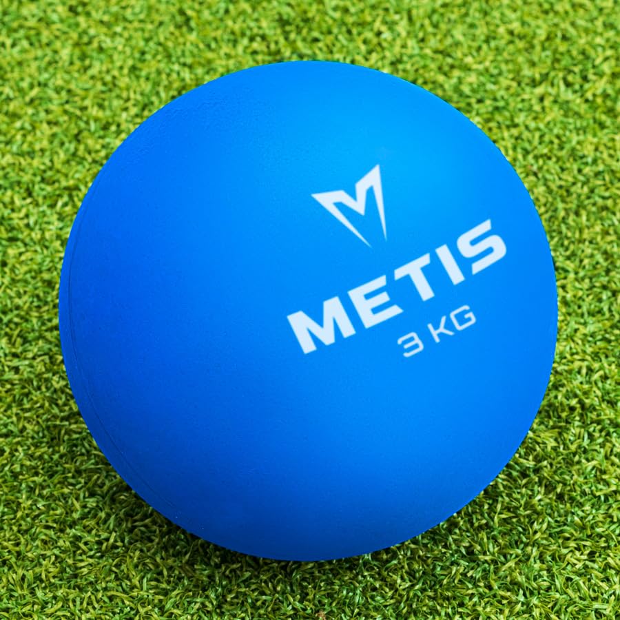 METIS Indoor/Outdoor Rubber Shot Put - 5 Weight Options for Track & Field Training | Perfect for High School, College & Professional Athletes