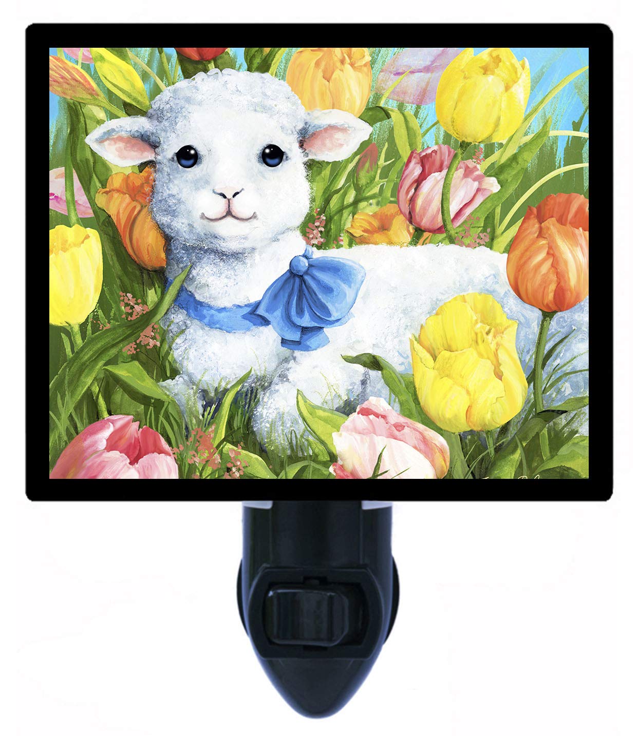Easter LED Night Light - Decorative Photo Lamp for Easter Lamb & Holiday Decorations - Perfect for Home, Party, and Seasonal Celebrations