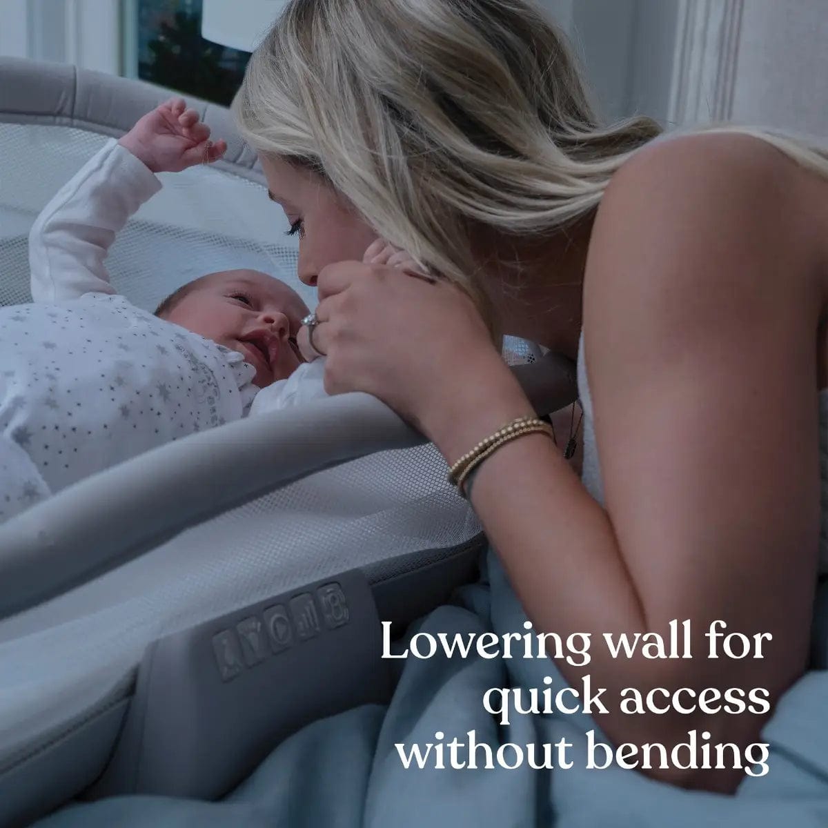 HALO Bassinest 3.0 Soothe Baby Bassinet - Portable Sleeper with Soothing Vibrations & Night Light for Newborns - Perfect for Nursery, Bedroom & Travel Use
