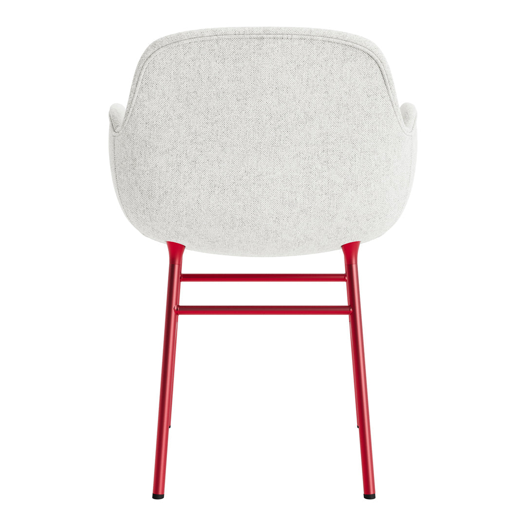 Modern Form Armchair with Sturdy Metal Legs & Premium Upholstery - Perfect for Living Room, Office or Reading Nook