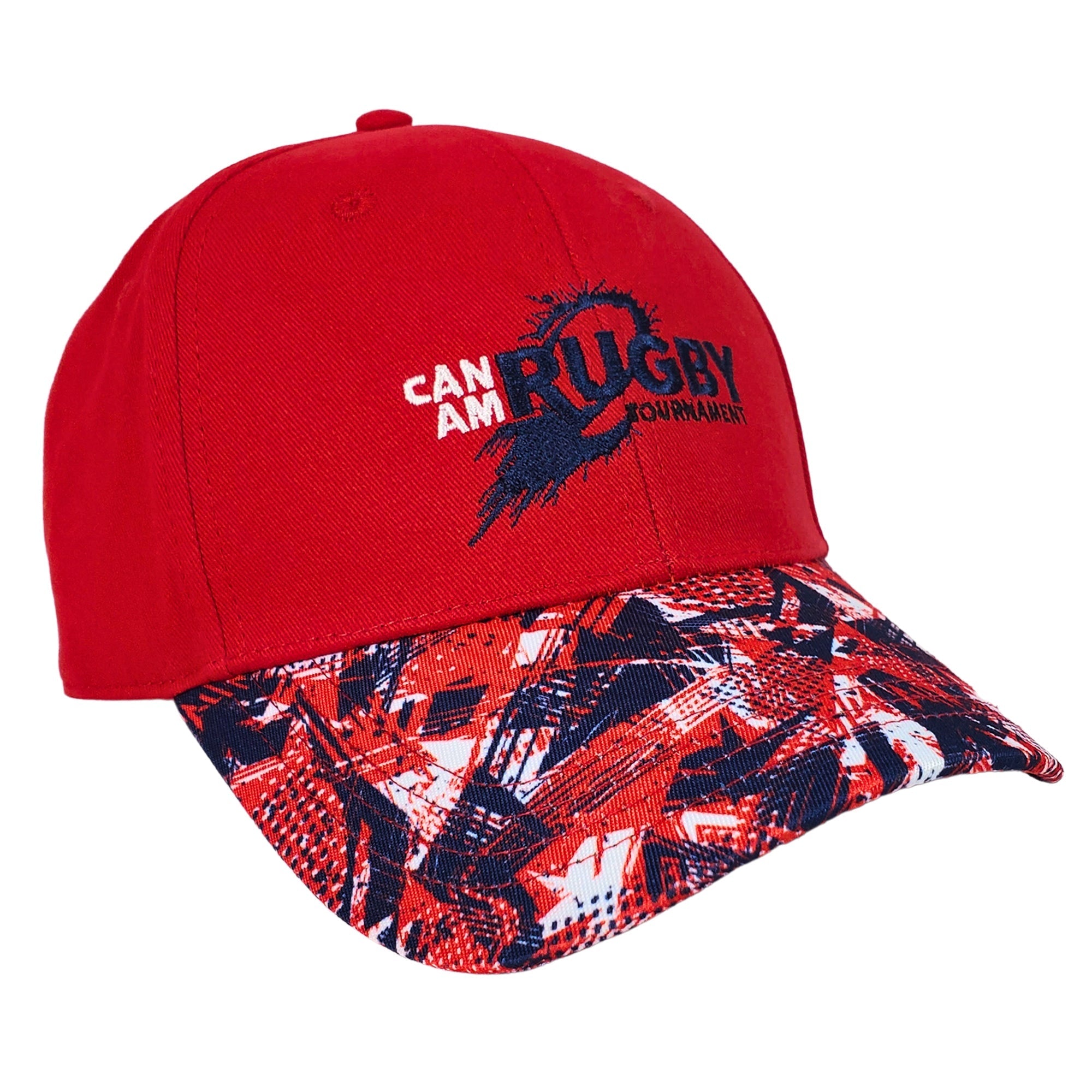 CAN AM Rugby Logo Cap - Adjustable Snapback Hat for Men & Women - Sporty & Stylish Rugby Fan Gear - Perfect for Games, Training, and Outdoor Activities