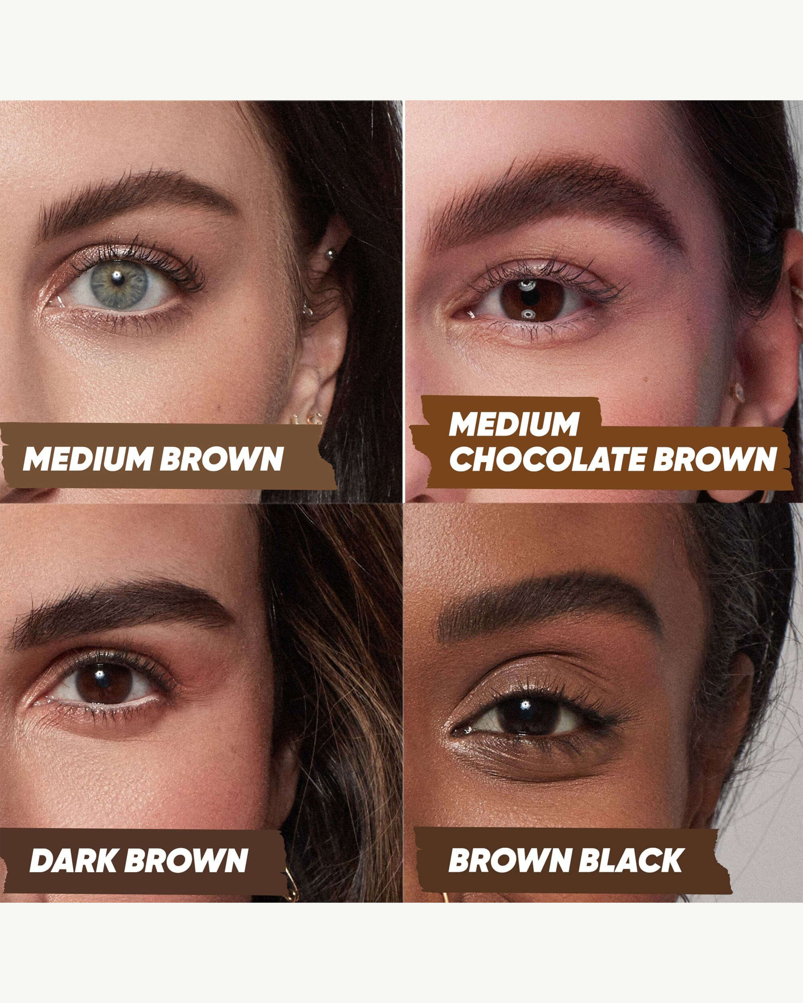 Brow Pop Dual Action Defining Pencil - Waterproof Eyebrow Pencil with Spoolie Brush for Natural Looking Brows - Perfect for Daily Makeup, Salon & Special Occasions