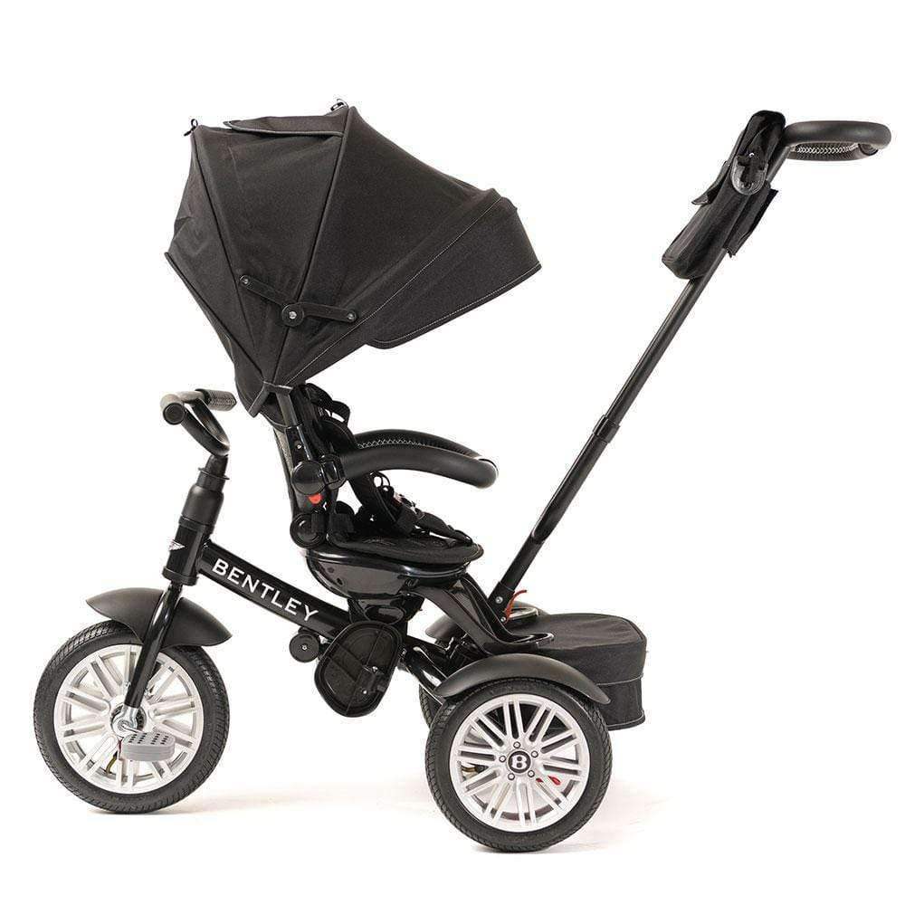 Bentley 6-in-1 Convertible Kids Tricycle - Adjustable Toddler Trike with Parent Push Handle & Canopy - Perfect for Outdoor Play, Park Rides & Learning to Pedal