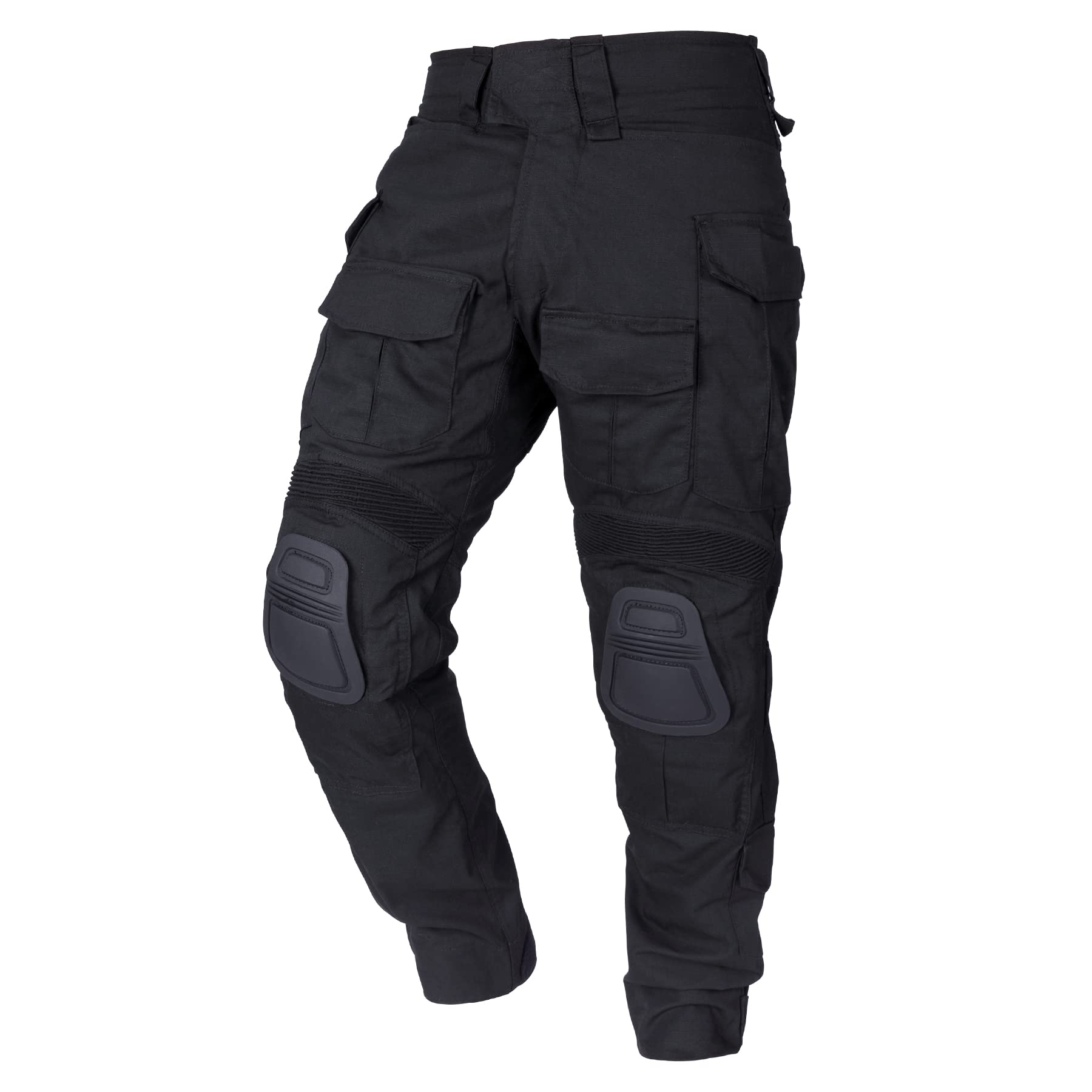 IDOGEAR Men's G3 Combat Tactical Pants with Removable Knee Pads - Multi-Cam Camouflage Outdoor Pants for Airsoft, Hunting, Paintball & Military Training | Durable & Breathable Tactical Wear