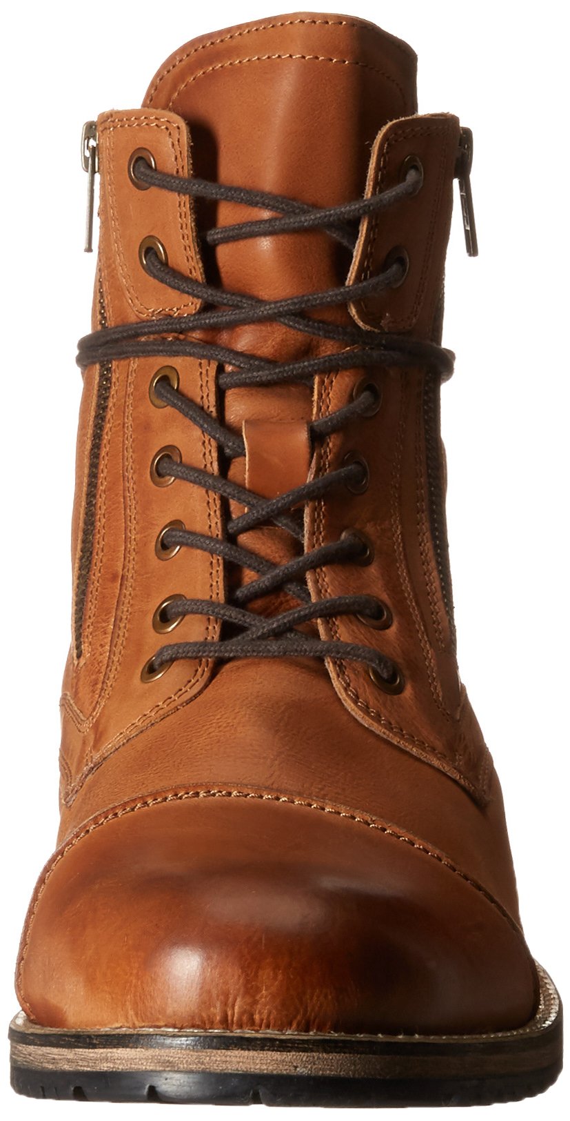 Men's Testosterone Combat Boots - Genuine Leather Slip-Resistant Poolside Shoes for Outdoor Adventures & Casual Wear