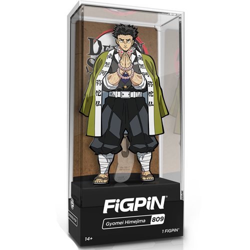 Demon Slayer Enamel Pin - Gyomei Himejima Collectible FigPin #809 | Anime Merchandise for Fans, Cosplay & Gift Giving
