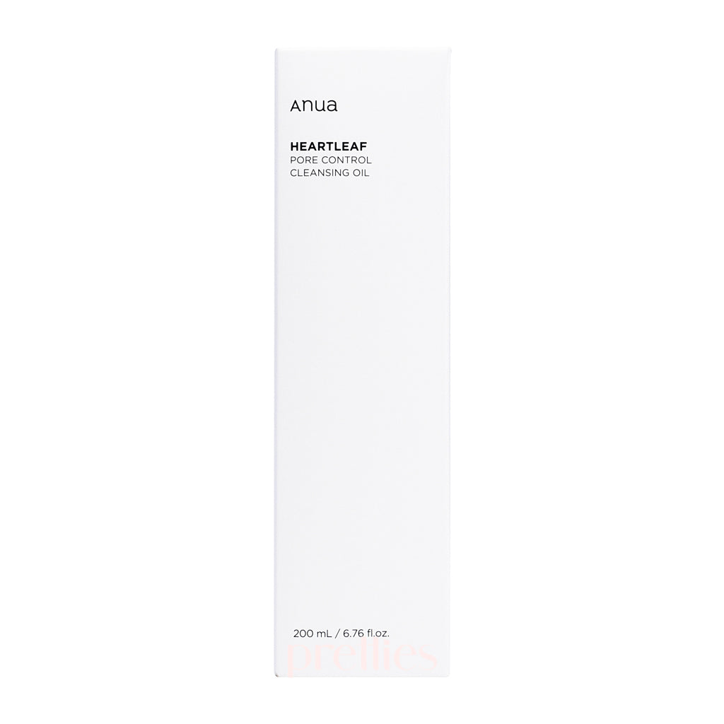 ANUA Heartleaf Pore Control Cleansing Oil 200ml - Korean Skincare for Oily & Acne-Prone Skin - Deep Cleansing & Makeup Remover for Daily Face Wash Routine