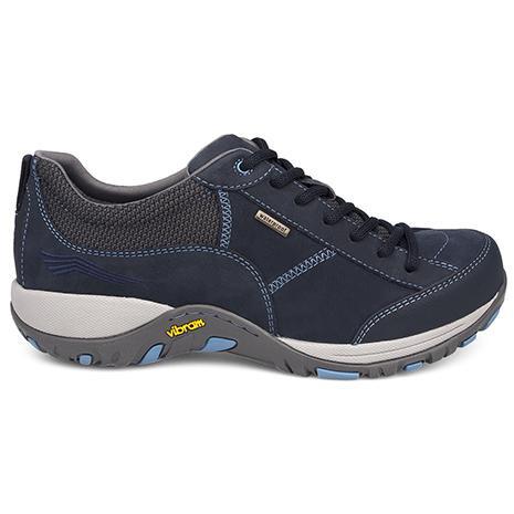 DANSKO Women's PAISLEY NAVY MILLED NUBUCK Leather Clogs - Comfortable Slip-Resistant Shoes for Nurses, Chefs & Healthcare Workers