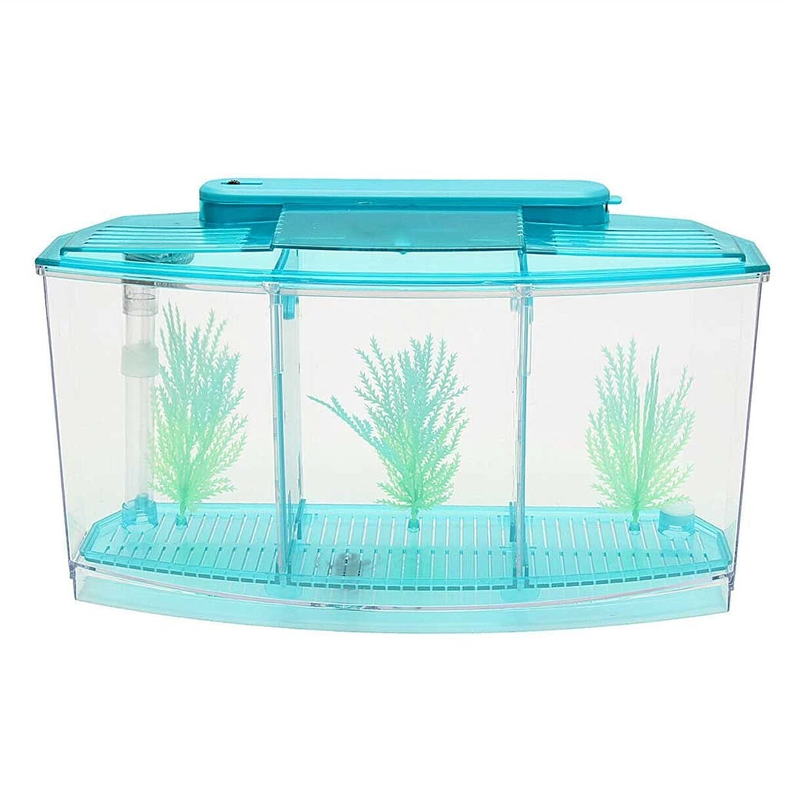 JKXWX Turtle Tank Reptile Habitat - 20 Gallon Terrapin Lake Aquarium for Turtles, Tortoises & Reptiles | Perfect for Indoor Pet Enclosures & Aquatic Terrariums