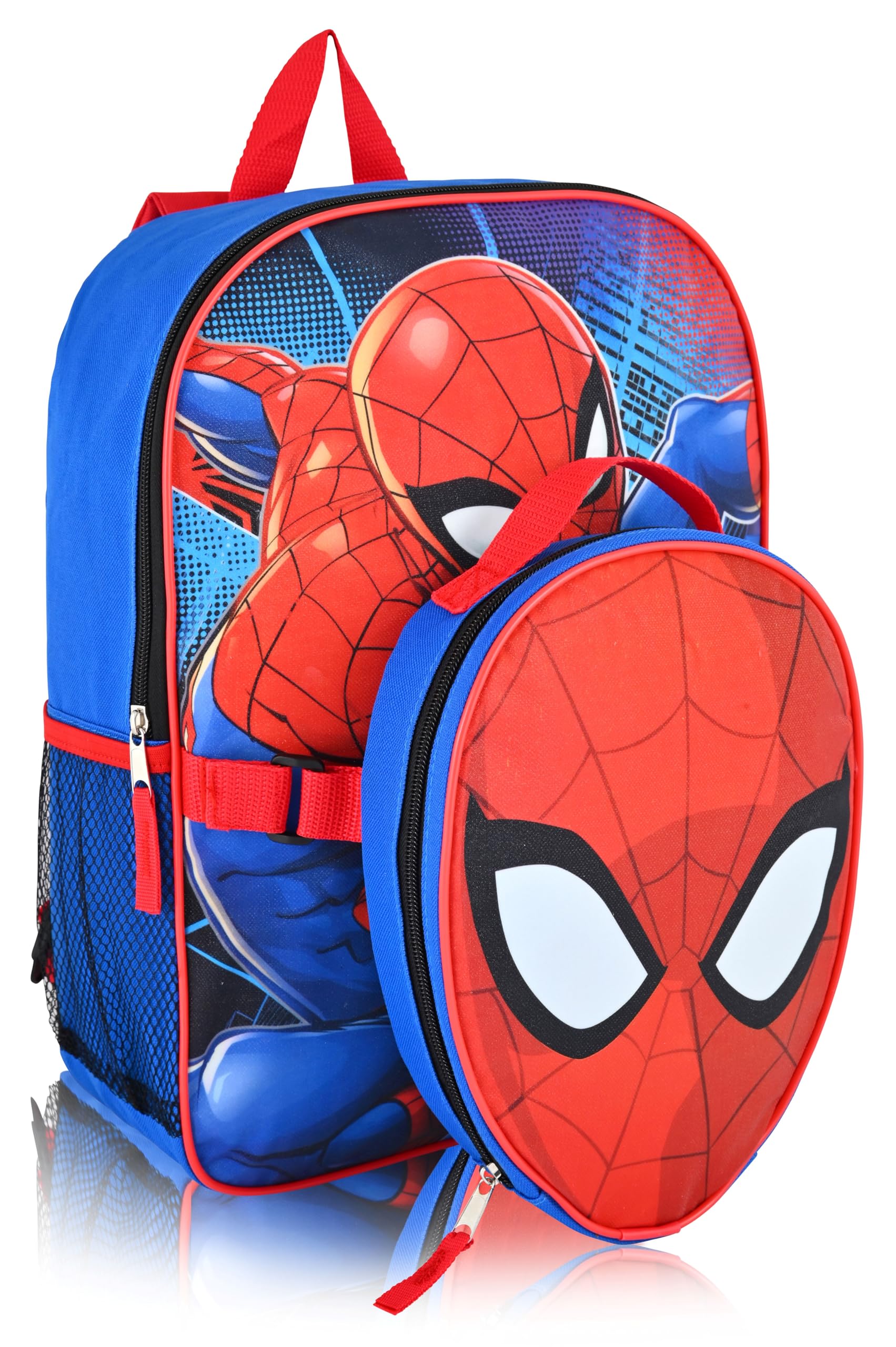 Marvel Spider-Man Backpack with Insulated Lunch Box for Boys & Girls - School Backpack for Kids, Toddlers | Perfect for School, Travel, and Outdoor Activities