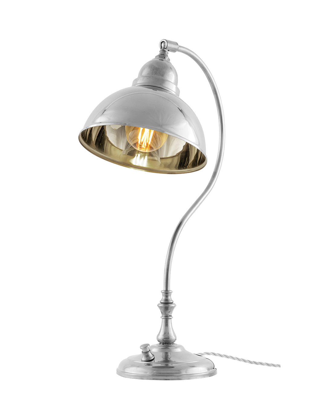 Vintage Brass Table Lamp - Classic Lagerlöf Design for Living Room, Bedroom & Office Decor | Perfect for Reading, Relaxing & Enhancing Ambiance