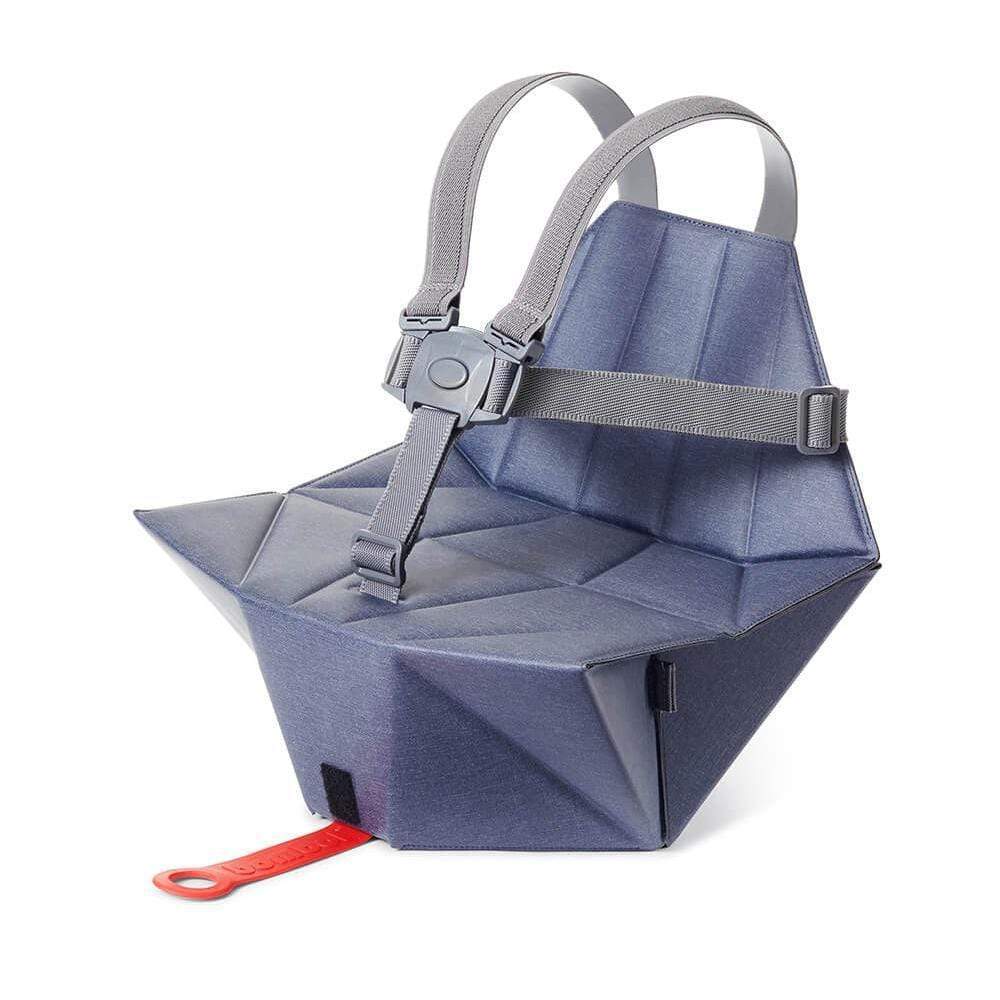 Bombol Pop Up Booster Seat for Toddlers - Portable High Chair for Travel, Restaurants & Home Dining - Lightweight Baby Booster Seat with Safety Strap - Perfect for Camping, Picnics & Outdoor Activities