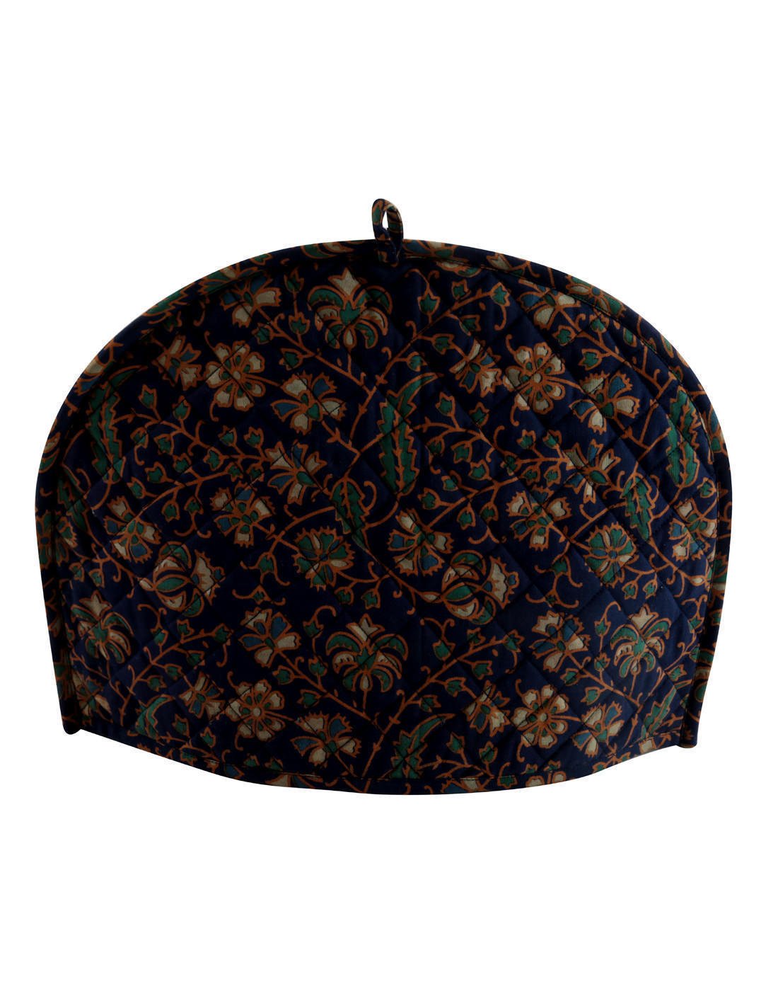 Handmade Indian Mandala Tea Cozy - 14x11 Inch Cotton Peacock Print Tea Pot Cover, Creative Home Decor for Cozy Tea Time & Boho Kitchen Aesthetics