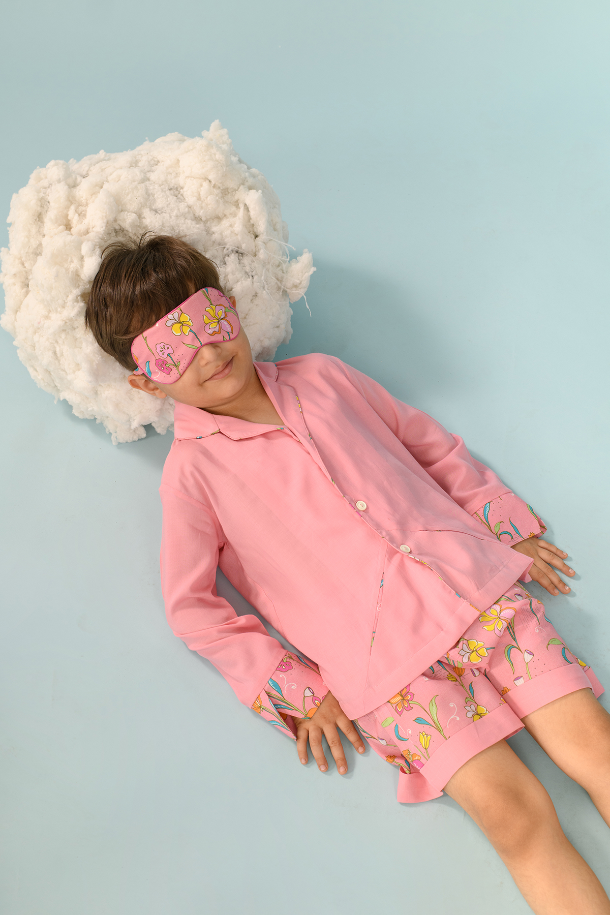 Blush Rose Pink Boys Shirt & Floral Shorts Set - Cute Summer Outfit for Toddler Boys, Playdate & Birthday Party Clothing